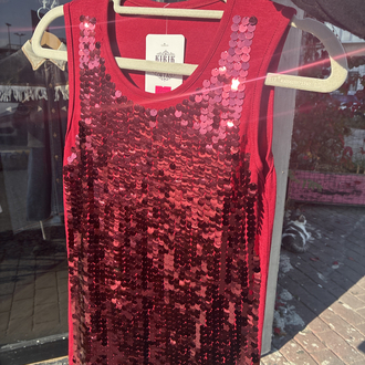 Red Party Top