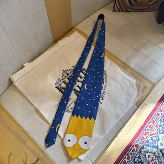 90's The Simpsons Bart Simpson Graphic Tie