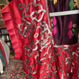 Anatolian Velvet Folk Vest Top