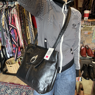 Black Leather Bag