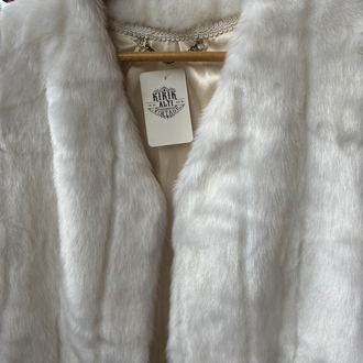 80's Faux Fur Vest