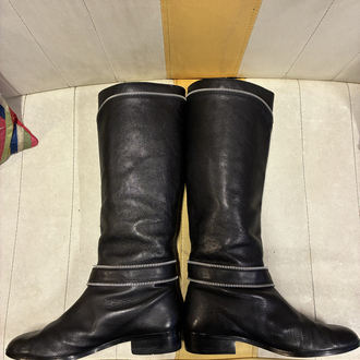 Michael Kors Black Leather Boots
