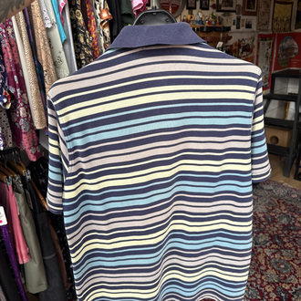 90’s Lacoste Striped Polo — Pastel Wave Edition