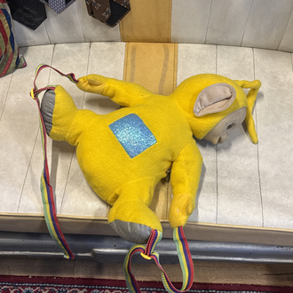[ULTRA RARE] 1996 Teletubbies Laa-Laa Plush Backpack