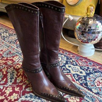Diego Puerta Leather Boots