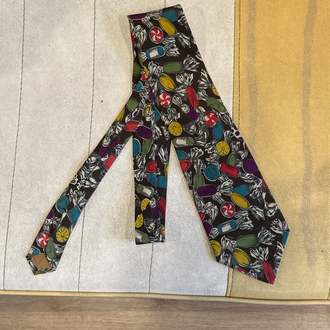 Perry Ellis Candy Pattern Silk Tie