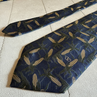 Valentino “Golden Cornfield” Silk Tie