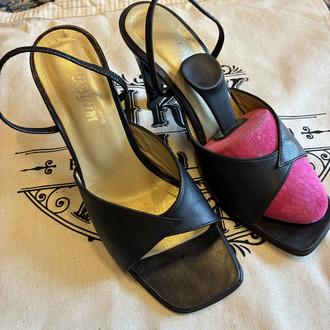 80's Black Mules