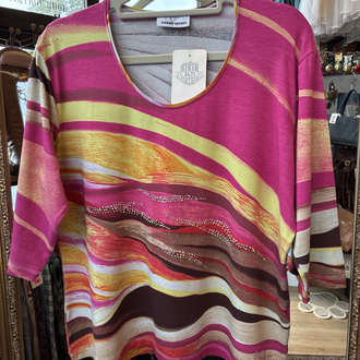 00’s Gerry Weber Colorwave Rhinestone Top