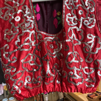 Anatolian Velvet Folk Vest Top