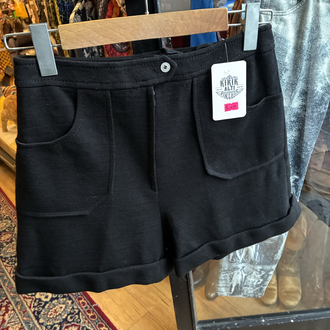 Gigi Black Mini Shorts