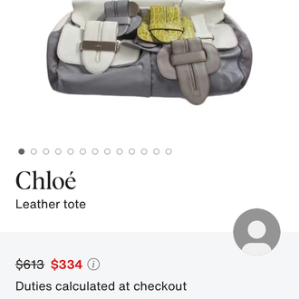 Chloé SASKIA Leather Bag