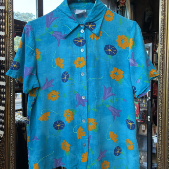 80's Flowers Garden Shirt