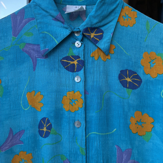 80's Flowers Garden Shirt