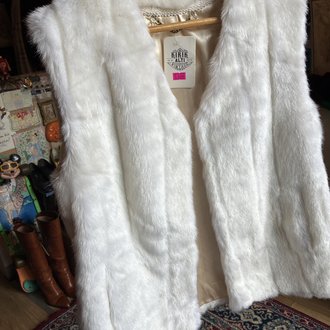80's Faux Fur Vest