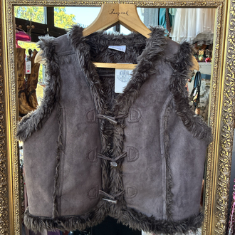 90's Yessica Fake Fur Vest