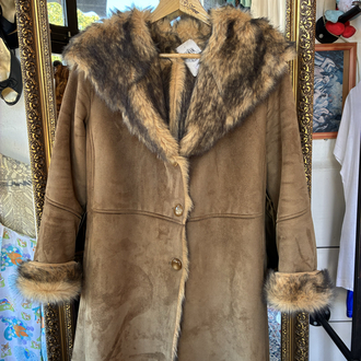 90's Y-LONDON Faux Fur Coat