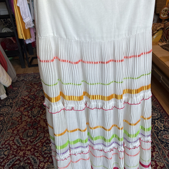 90's Color&Fun Maxi Skirt