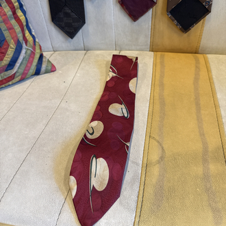 Polo Ralph Lauren Made in USA Burgundy Silk Tie