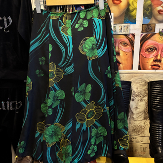 Flowers 90's Skirt