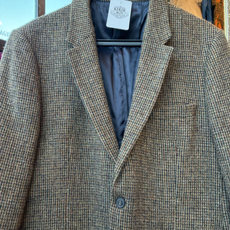 80's Wool Plaited Blazer