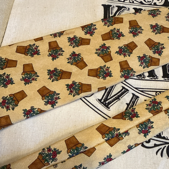 Flower Pot Pattern Tie