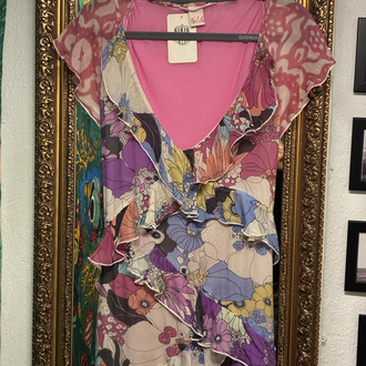 90's No-l-ita Italy Silk Dress 