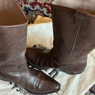 90's CowCow Leather Boots