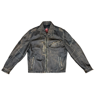 Hein Gericke Distressed Leather Motorcycle Jacket