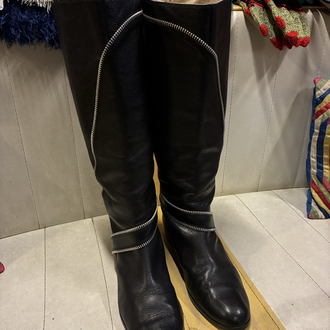 Michael Kors Black Leather Boots