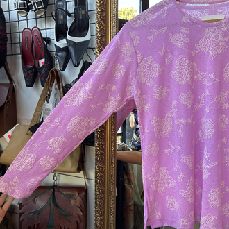 90's Pink Transparan Gorgeous Blouse 