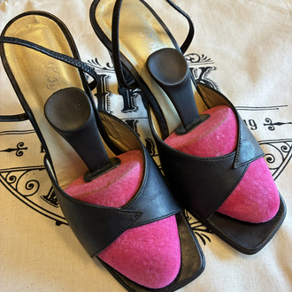 80's Black Mules