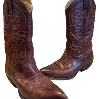 80s Sancho Leather Western Cowboy Boots
