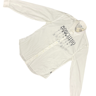 Moschino Jeans Key Graphic White Shirt