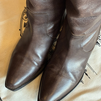 90's CowCow Leather Boots