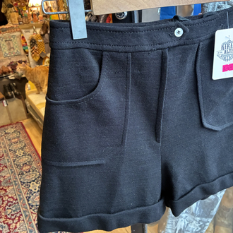 Gigi Black Mini Shorts