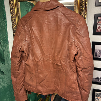 Dusty Rose Leather Jacket