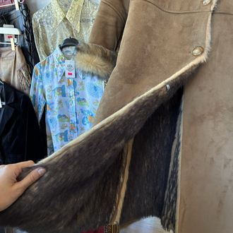 90's Y-LONDON Faux Fur Coat