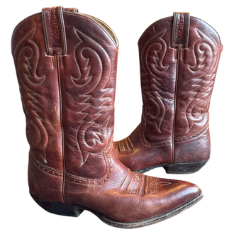 80s Sancho Leather Western Cowboy Boots