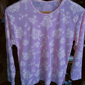 90's Pink Transparan Gorgeous Blouse 