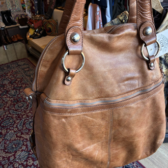 90's Brown Leather Bag