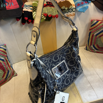 Y2K Guess G-Logo Hobo Bag — Chrome Dreams