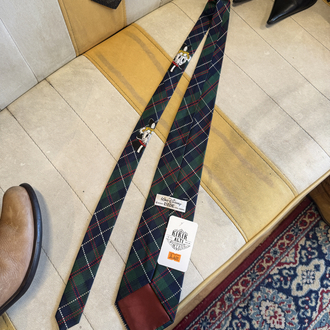 90's Disney Scrooge McDuck Tartan Silk Tie