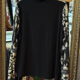 Y2K Black D2 Blouse