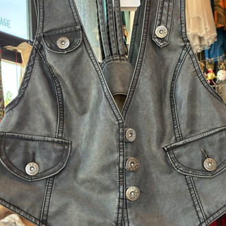 Last Kiss Faux Leather Vest