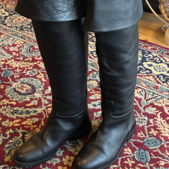 VALENTINO LEATHER BOOTS