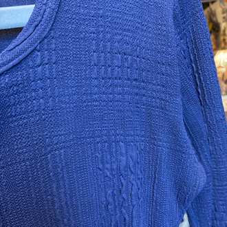 80’s Chara de Charme Textured Knit Bodysuit — Paris