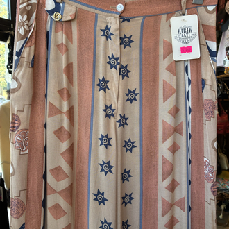 70’s Anatolia Sun Pattern Pants — Bohemian Spirit