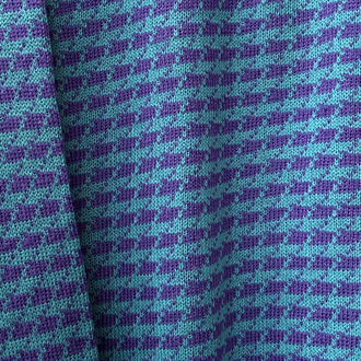 90's Electric Blue & Purple Knit