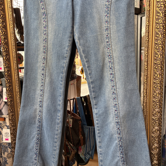00's Escada Denim Trousers 